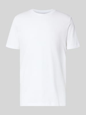 regular fit T-shirt van puur katoen Shop The Look MANNEQUINE