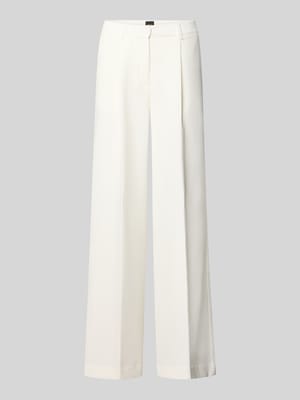 Spodnie z szerokimi nogawkami z zakładkami w pasie model 'TIWI2' Shop The Look MANNEQUINE