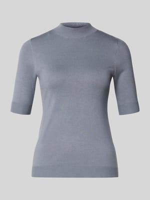 Gebreide pullover met ribboorden Shop The Look MANNEQUINE