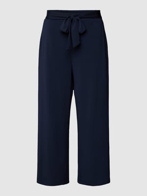 Stoffen broek met verkorte pasvorm Shop The Look MANNEQUINE