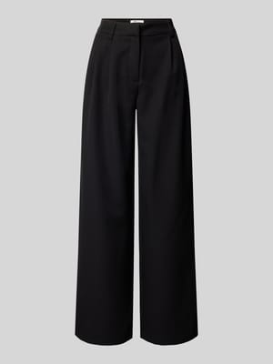 Regular fit broek met wijde pijpen, model 'HATTIE' Shop The Look MANNEQUINE