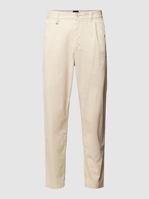 Chino mit Label-Details Modell 'SHYNE' Shop The Look MANNEQUINE