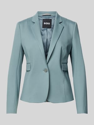 Slim Fit Blazer aus Viskose-Mix Modell 'JIA14' Shop The Look MANNEQUINE