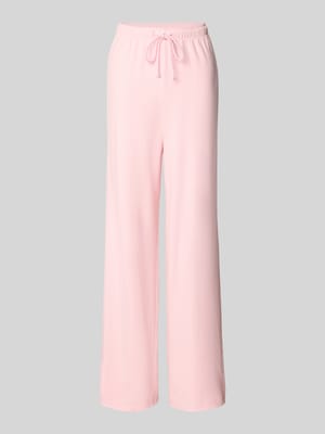 Wide leg sweatbroek met elastische band Shop The Look MANNEQUINE