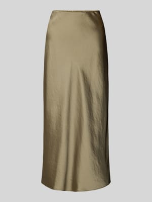 Regular Fit Midi-Rock mit elastischem Bund Shop The Look MANNEQUINE