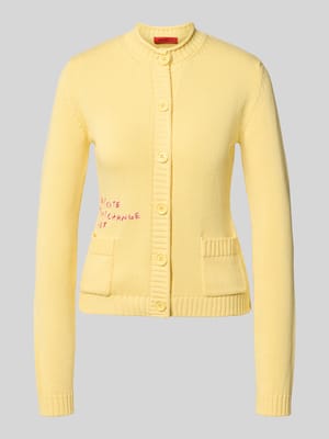 Regular Fit Strickjacke aus reiner Baumwolle Shop The Look MANNEQUINE