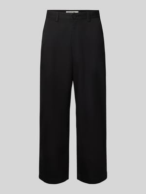Spodnie o kroju loose fit z mieszanki bawełny o szerokiej szerokości Shop The Look MANNEQUINE
