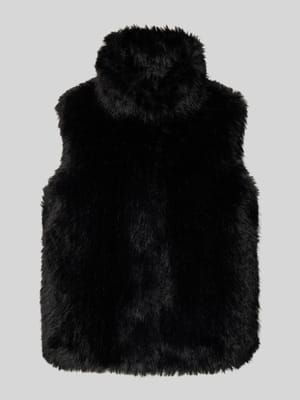 Weste mit Kunstfellbesatz Shop The Look MANNEQUINE