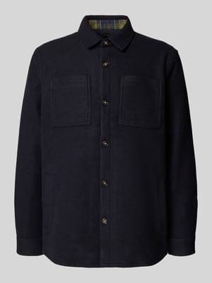 Regular fit overhemdjack met wol, model 'MARLOW' Shop The Look MANNEQUINE