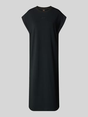długa sukienka comfort fit z krótkim rękawem Shop The Look MANNEQUINE