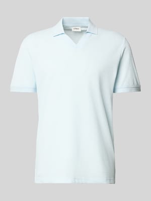 Regular Fit Poloshirt aus Baumwoll-Mix Shop The Look MANNEQUINE