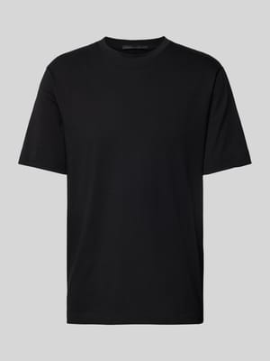 T-Shirt im unifarbenen Design Modell 'RAPHAEL' Shop The Look MANNEQUINE