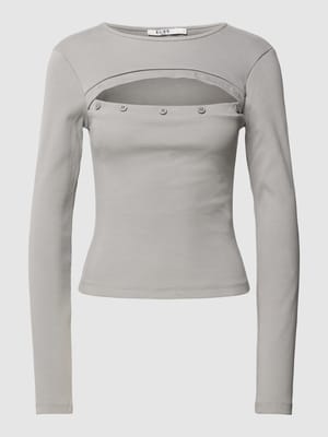 Longsleeve mit Cut Out Shop The Look MANNEQUINE