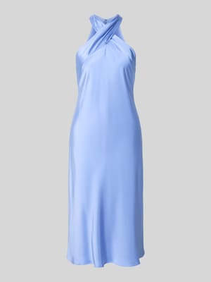 Knielange cocktailjurk met halter Shop The Look MANNEQUINE