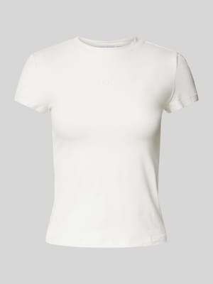 LeGer Studio Kollektion - T-Shirt mit Label-Stitching Shop The Look MANNEQUINE