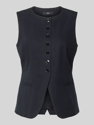 Weste mit Rundhalsausschnitt Modell 'GRETA' Shop The Look MANNEQUINE