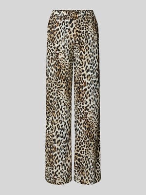 Hose aus Viskose mit elastischem Bund Shop The Look MANNEQUINE