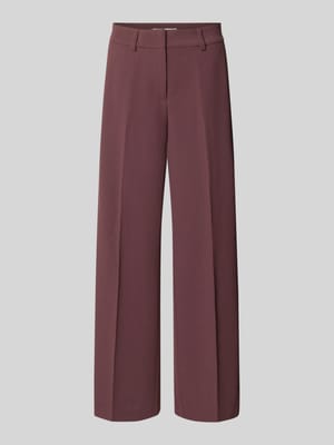 Regular Fit Weite Hose mit Bügelfalten Modell 'KALINA' Shop The Look MANNEQUINE