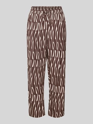 Wide leg stoffen broek van viscose model 'Marou bamboo' Shop The Look MANNEQUINE
