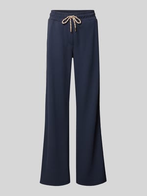 Sweatpants van viscosemix met wijde pijp Shop The Look MANNEQUINE
