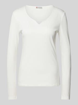 Longsleeve mit V-Ausschnitt Shop The Look MANNEQUINE