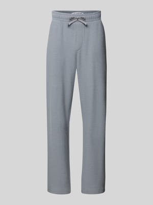Straight Fit Sweatpants mit elastischem Bund Shop The Look MANNEQUINE