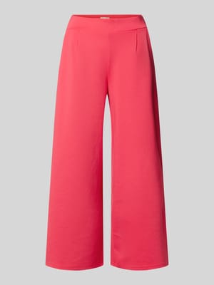 Spodnie dresowe wide leg z elastycznym pasem model 'Kate' Shop The Look MANNEQUINE