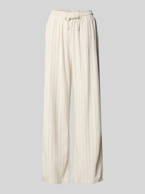 Stoffhose aus Viskose-Mix mit elastischem Bund Shop The Look MANNEQUINE