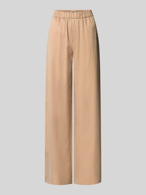 Spodnie materiałowe o kroju wide fit z elastycznym pasem model 'Consider' Shop The Look MANNEQUINE