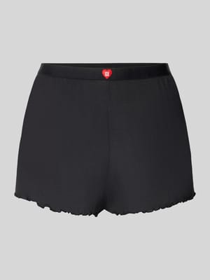 Regular Fit Pyjama-Shorts aus Modal-Mix Modell 'HUGO HEART' Shop The Look MANNEQUINE