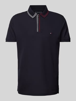 Regular fit poloshirt met logostitching Shop The Look MANNEQUINE