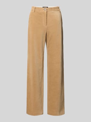 Wide Leg Anzughose aus Baumwoll-Mix Modell 'WUKARI' Shop The Look MANNEQUINE