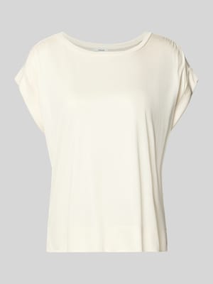 T-Shirt mit fixiertem Ärmelaufschlag Modell 'Sosilla' Shop The Look MANNEQUINE