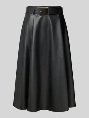 Midirok in leerlook, model 'Sally' Shop The Look MANNEQUINE