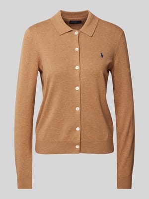 Strickjacke mit Knopfleiste Shop The Look MANNEQUINE