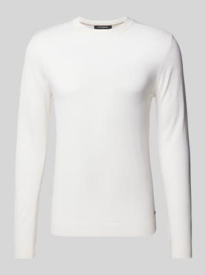 Gebreide pullover met ronde hals Shop The Look MANNEQUINE