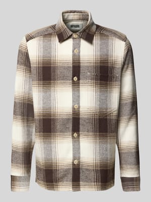 Regular fit overshirt met borstzak, model 'DIEGGO' Shop The Look MANNEQUINE