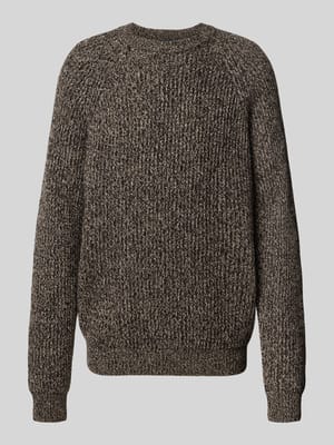 Strickpullover in melierter Optik Shop The Look MANNEQUINE