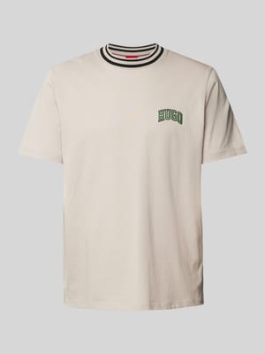 T-shirt z wyhaftowanym logo Shop The Look MANNEQUINE