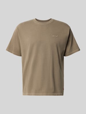 relaxed fit t-shirt van puur katoen model 'VINTAGE TEE' Shop The Look MANNEQUINE
