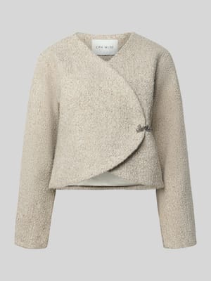 Blazer in Bouclé-Optik mit Woll-Anteil Shop The Look MANNEQUINE