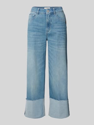 Wide Fit Jeans mit verkürztem Schnitt Modell 'JETTE CULOTTE' Shop The Look MANNEQUINE