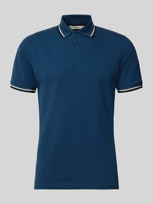 Slim Fit Poloshirt aus Baumwoll-Mix Modell 'ATLAS' Shop The Look MANNEQUINE
