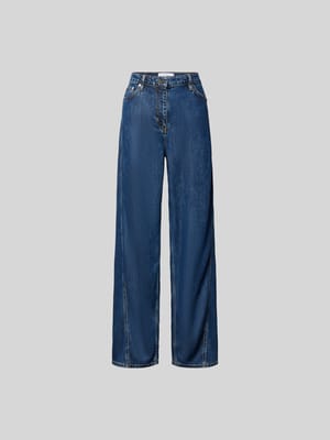 Straight Fit Jeans aus reinem Lyocell Shop The Look MANNEQUINE