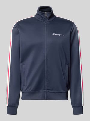 Sweatjacke mit Bordüre Shop The Look MANNEQUINE