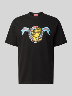 Regular fit t-shirt van puur katoen Shop The Look MANNEQUINE