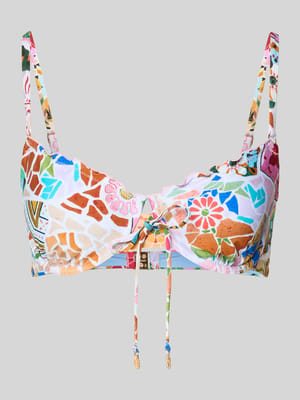 Bikini-Oberteil im Allover-Look Modell 'BEACH BOHÈME' Shop The Look MANNEQUINE