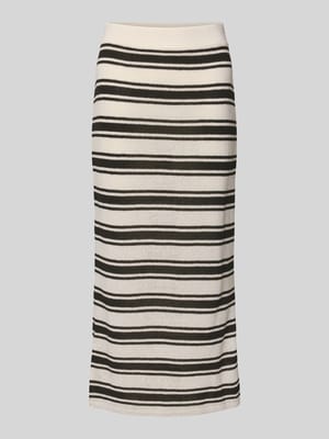 Strickrock mit Gehschlitz und elastischem Bund Shop The Look MANNEQUINE