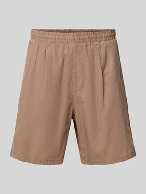 Loose Fit Shorts aus Baumwoll-Leinen-Mix Shop The Look MANNEQUINE