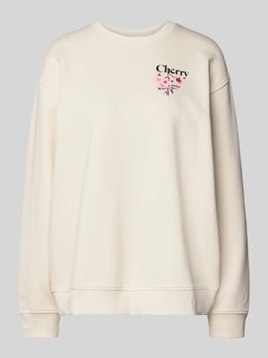 relaxed fit sweatshirt van zuivere katoen model 'Classic Crew_B_4' Shop The Look MANNEQUINE